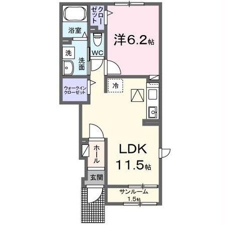 グラジオラス　Ⅲ（高崎市石原町）の物件間取画像